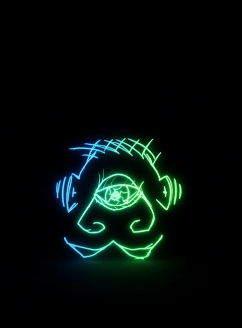 Gozo Placer Intenso Neon Azul Verde Fondo Negro Gratis 1769964943 - Euforia Alegria Jubilo - Estados Positivos Alta Energia | Neon Emotion Gallery