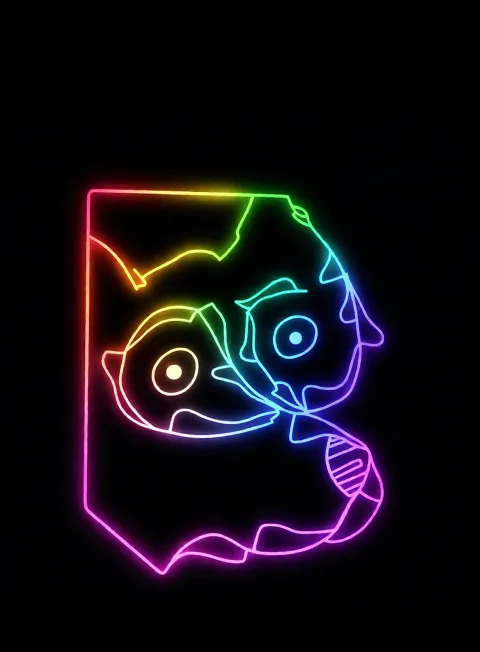 Anoranza Neon Arcoiris Fondo Negro Gratis 1767718989 - Nostalgia Melancolia Sueno - Estados Positivos Baja Energia | Neon Emotion Gallery