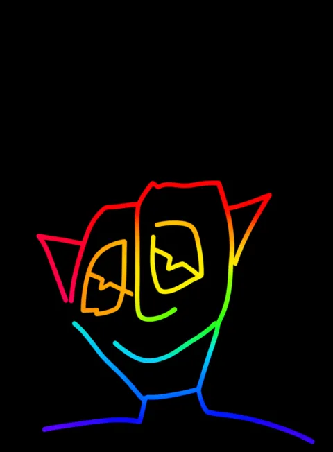 Melancolia Aurora Neon Arcoiris Fondo Negro Gratis 1757518306 - Nostalgia Melancolia Sueno - Estados Positivos Baja Energia | Neon Emotion Gallery