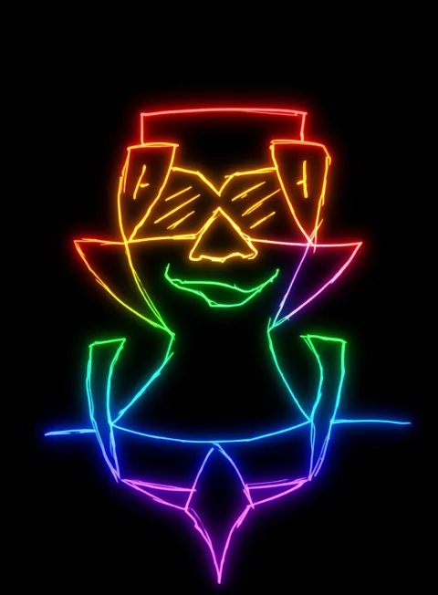 Recuerdo Feliz Neon Arcoiris Fondo Negro Gratis 1762185703 - Nostalgia Melancolia Sueno - Estados Positivos Baja Energia | Neon Emotion Gallery