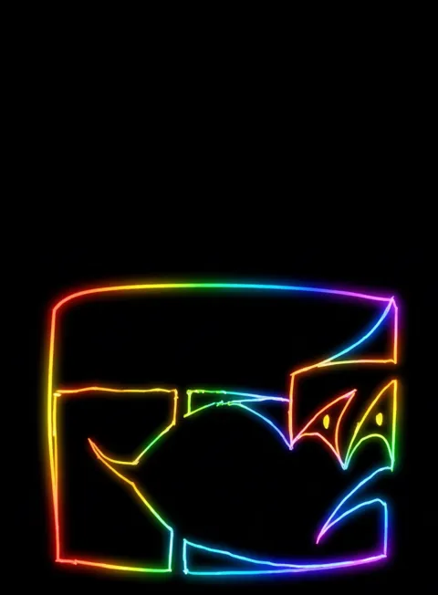 Totem Neon Arcoiris Fondo Negro Gratis 1764950050 - Nostalgia Melancolia Sueno - Estados Positivos Baja Energia | Neon Emotion Gallery