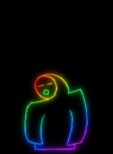 Aliviado Neon Arcoiris Fondo Negro Gratis 1762981430 - Relajacion Alivio Reposo - Estados Positivos Baja Energia | Neon Emotion Gallery