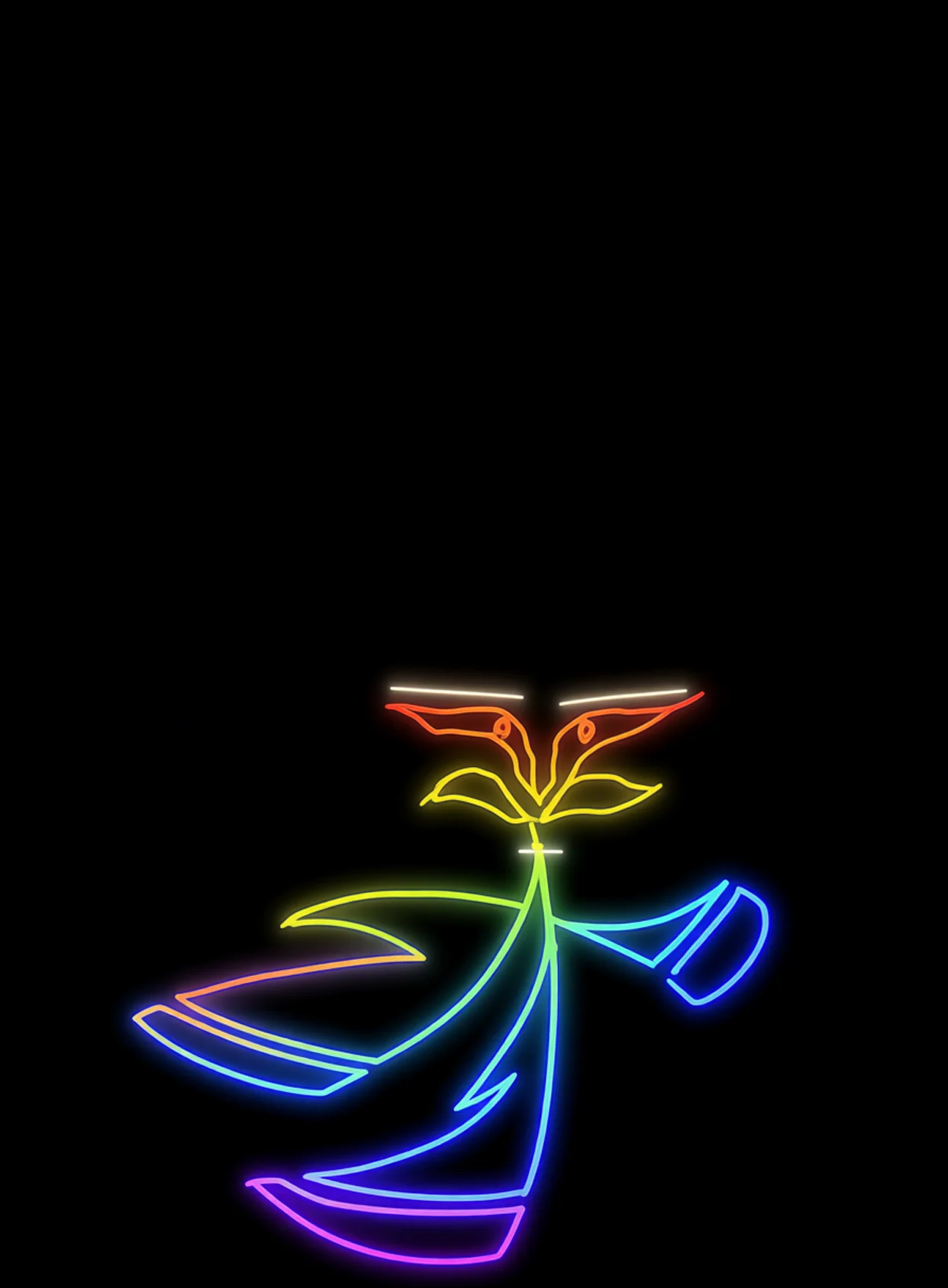 Energia Viva Neon Arcoiris Fondo Negro Gratis 1764591399 - Relajacion Alivio Reposo - Estados Positivos Baja Energia | Neon Emotion Gallery