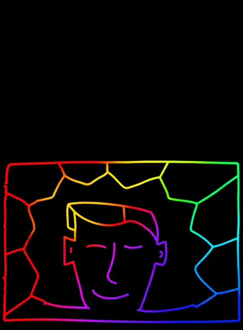 Meditando Neon Arcoiris Fondo Negro Gratis 1757516433 - Relajacion Alivio Reposo - Estados Positivos Baja Energia | Neon Emotion Gallery