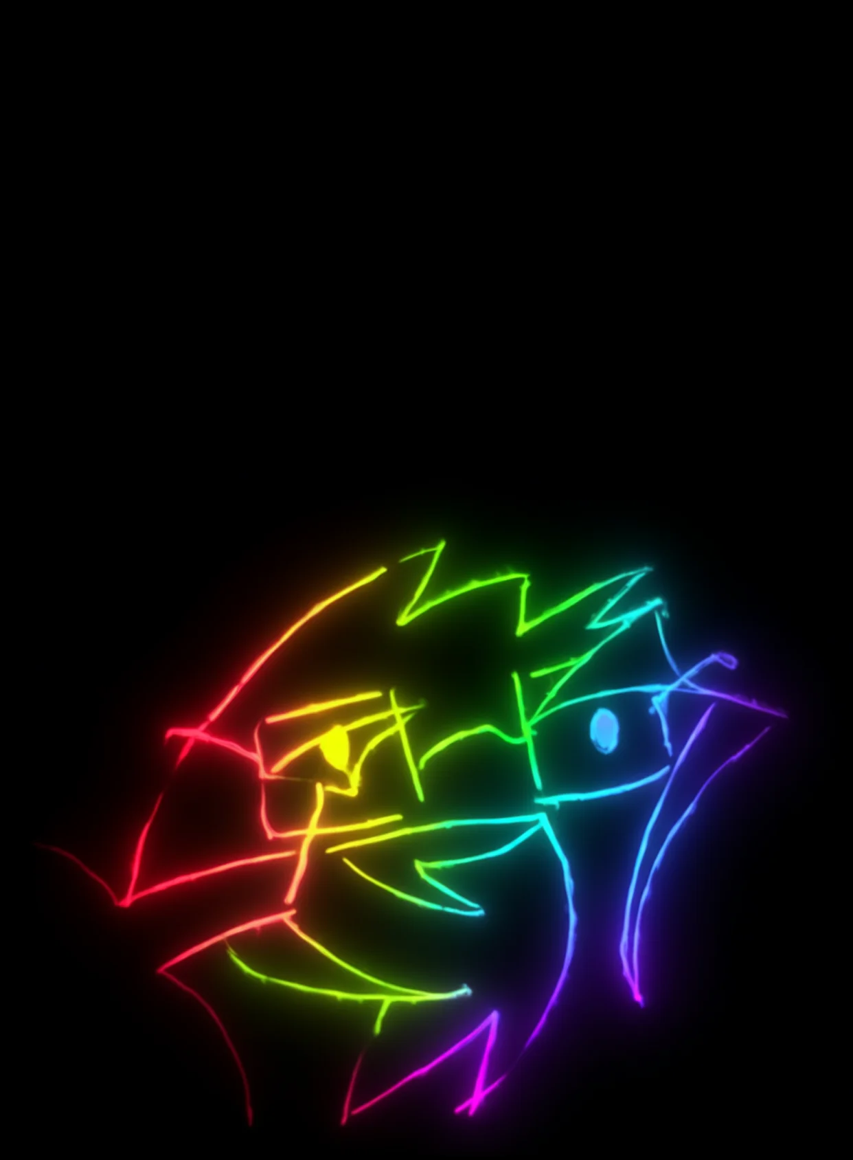 Busqueda Infinito Neon Arcoiris Fondo Negro Gratis 1759761779 - Asombro Curiosidad Misterio - Estados Introspeccion Profunda | Neon Emotion Gallery