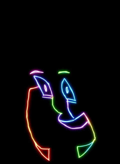 Deseo Alma Neon Arcoiris Fondo Negro Gratis 1763482580 - Asombro Curiosidad Misterio - Estados Introspeccion Profunda | Neon Emotion Gallery