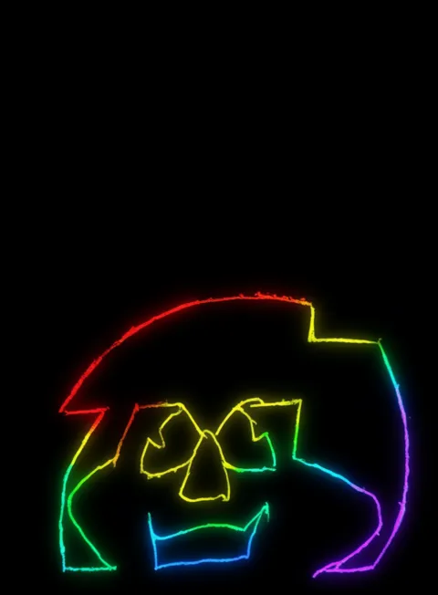 Hoy No Neon Arcoiris Fondo Negro Gratis 1761208757 - Introspeccion Reflexion Conciencia - Estados Introspeccion Profunda | Neon Emotion Gallery