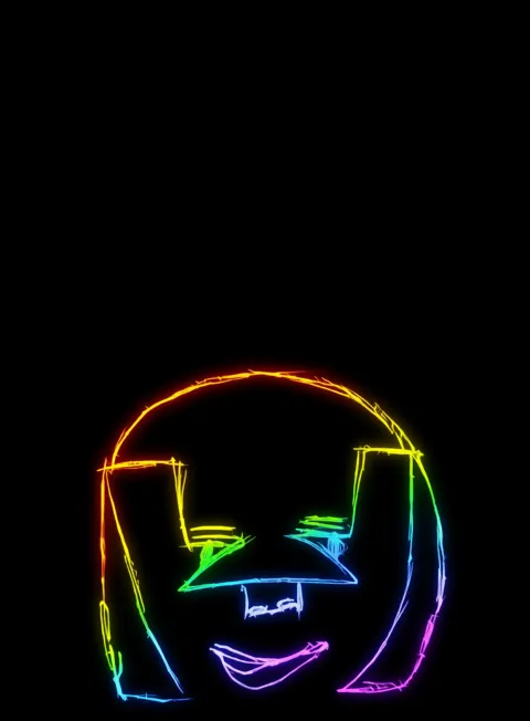 Interior Tiempo Neon Arcoiris Fondo Negro Gratis 1762353521 - Introspeccion Reflexion Conciencia - Estados Introspeccion Profunda | Neon Emotion Gallery