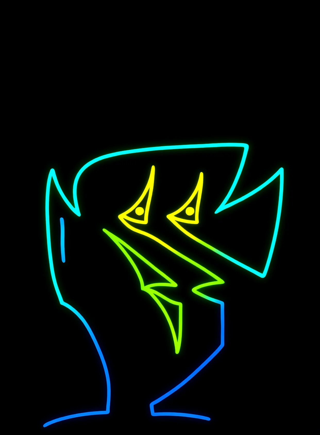 Mi Ser Neon Arcoiris Fondo Negro Gratis 1757855693 - Introspeccion Reflexion Conciencia - Estados Introspeccion Profunda | Neon Emotion Gallery