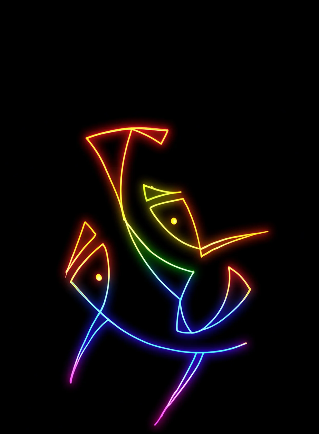 Estoy Triste Neon Arcoiris Fondo Negro Gratis 1764591667 - Tristeza Melancolia Desolacion - Estados Introspeccion Profunda | Neon Emotion Gallery