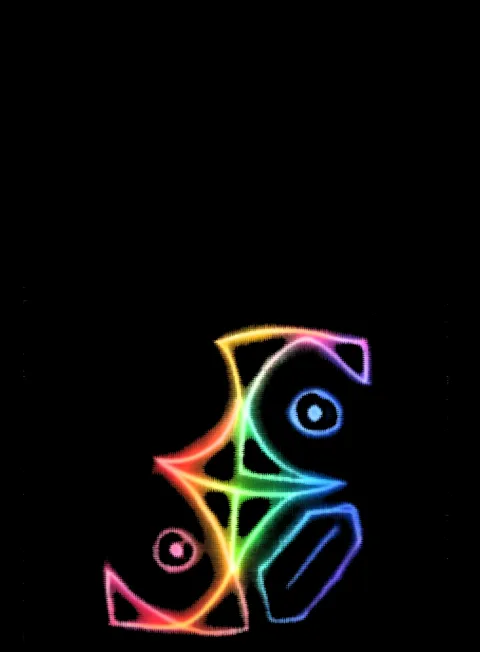 Apesadumbrado Neon Arcoiris Fondo Negro Gratis 1764591433 - Caos Confusion Turbulencia - Estados Intensos Conflictivos | Neon Emotion Gallery