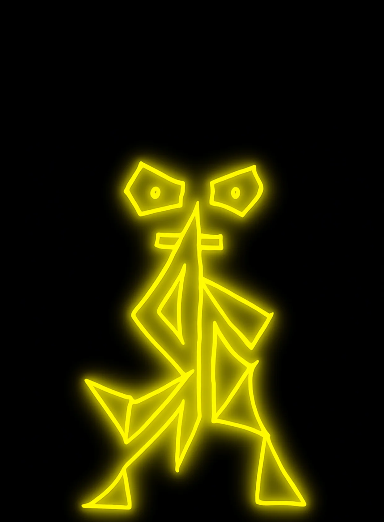 Guardar Silencio Neon Amarillo Fondo Negro Gratis 1757855165 - Furia Ira Rabia - Estados Intensos Conflictivos | Neon Emotion Gallery