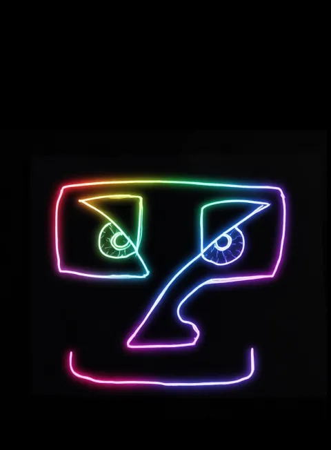 Resentimiento Voz Neon Arcoiris Fondo Negro Gratis 1767040573 - Furia Ira Rabia - Estados Intensos Conflictivos | Neon Emotion Gallery