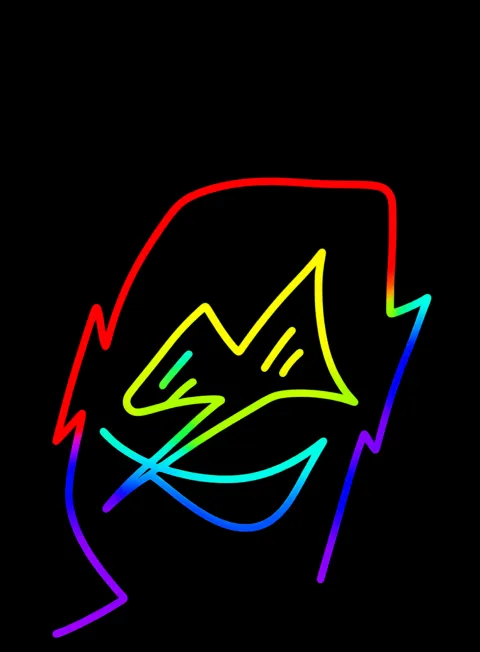 Violencia Risa Neon Arcoiris Fondo Negro Gratis 1757516631 - Furia Ira Rabia - Estados Intensos Conflictivos | Neon Emotion Gallery