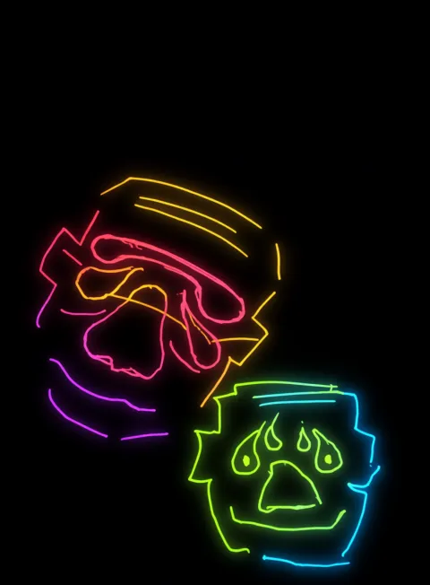 Angustia Eterno Neon Arcoiris Fondo Negro Gratis 1762983216 - Miedo Terror Suspenso - Estados Intensos Conflictivos | Neon Emotion Gallery