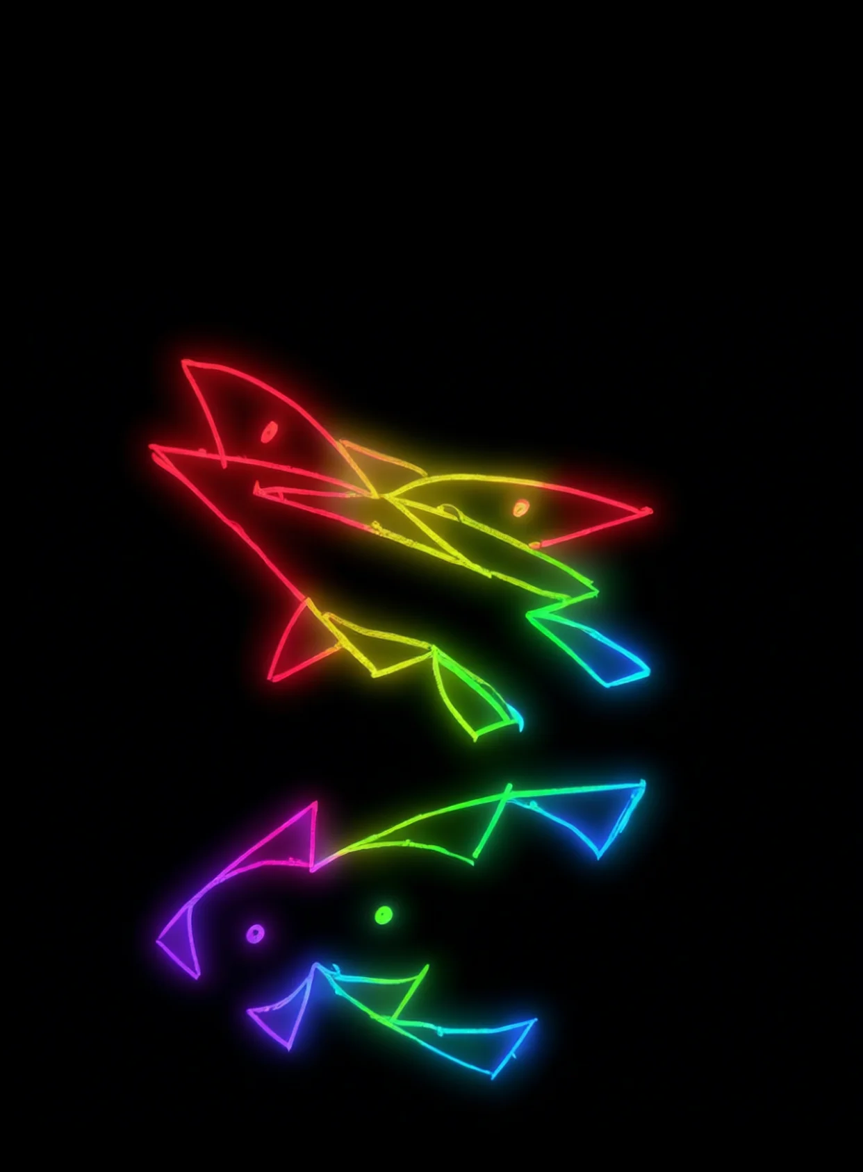 1estamos Buscando Neon Arcoiris Fondo Negro Gratis 1759489535 - Geometria Psiquica Formas - Estados Abstractos Puros | Neon Emotion Gallery