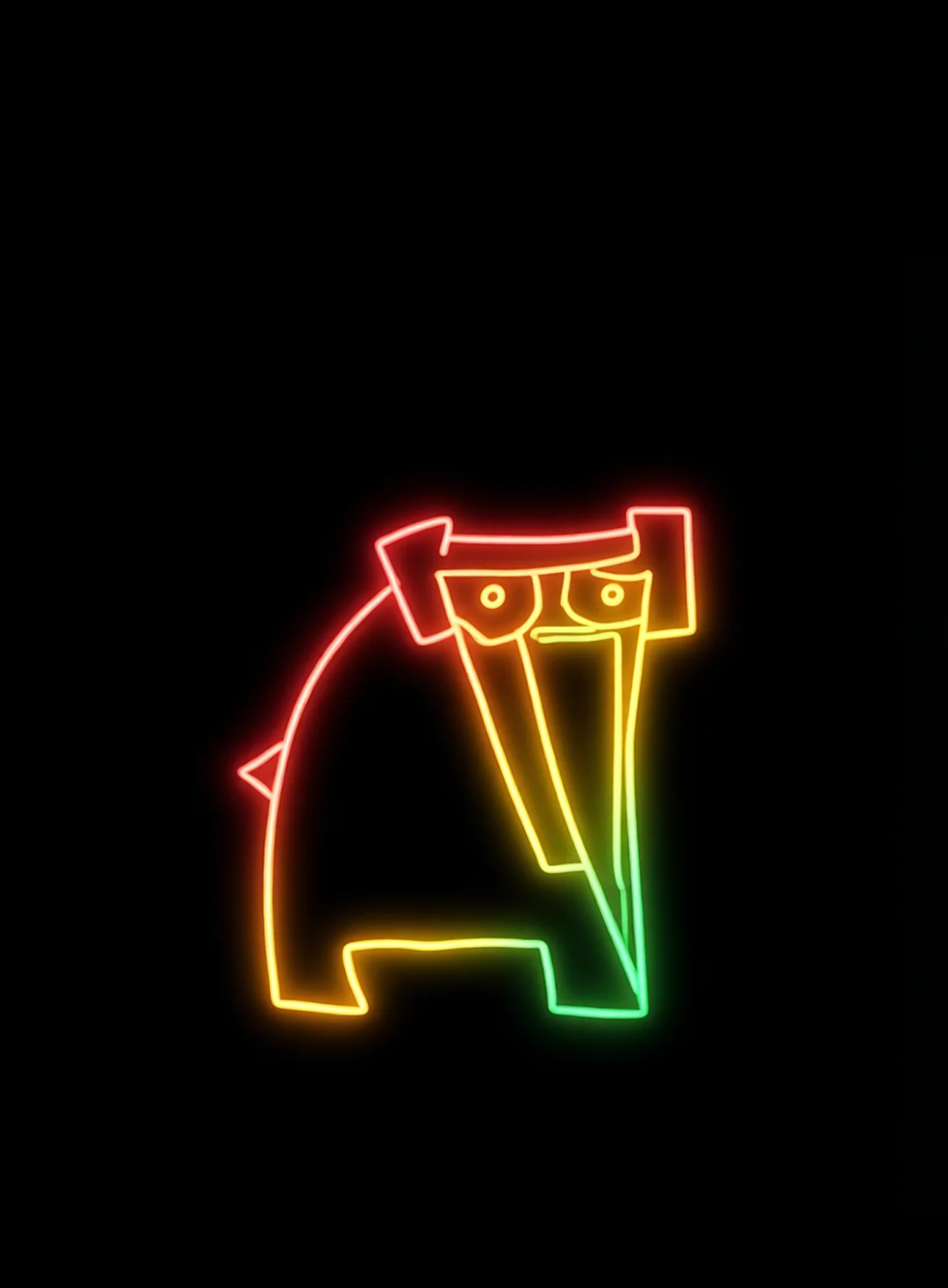 Elefante Neon Arcoiris Fondo Negro Gratis 1769963847 - Geometria Psiquica Formas - Estados Abstractos Puros | Neon Emotion Gallery